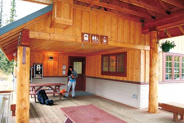 Riley Creek shower building at Denali Park